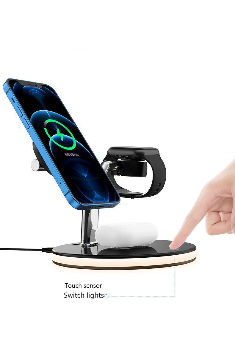 3-in-1-Magnet-Wireless-Ladegerät,Kompatibel mit Apple