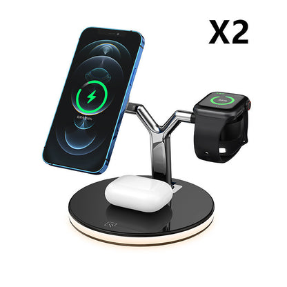 3-in-1-Magnet-Wireless-Ladegerät,Kompatibel mit Apple
