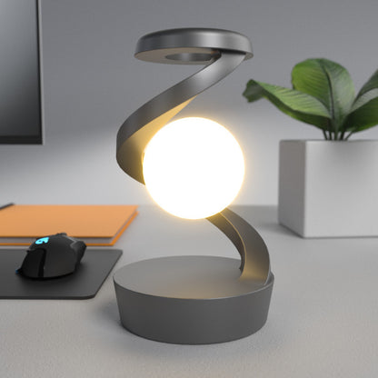 Drehbare Mond-Schreibtischlampe mit kabellosem Ladegerät