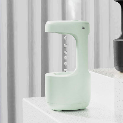 Anti-Schwerkraft Luftbefeuchter mit LED & Uhr – Aromadiffusor für Schlafzimmer & Büro