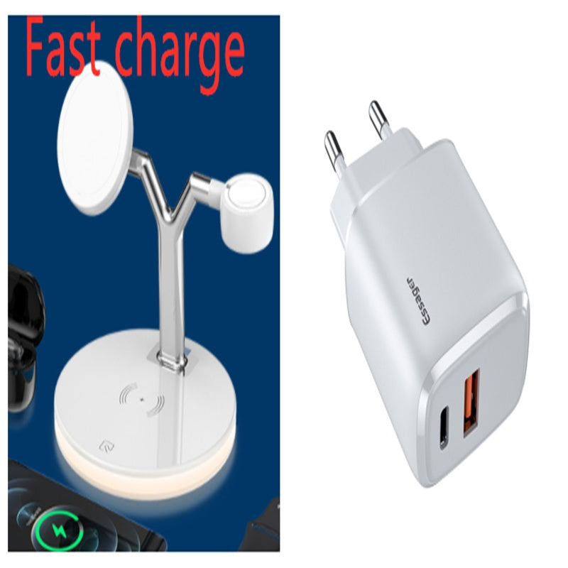 3-in-1-Magnet-Wireless-Ladegerät,Kompatibel mit Apple