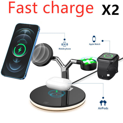 3-in-1-Magnet-Wireless-Ladegerät,Kompatibel mit Apple