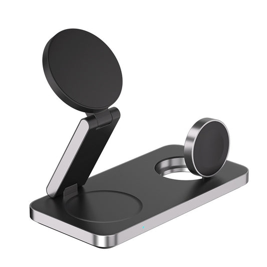 Schlichtes 3-in-1-Magnet-Wireless-Ladegerät