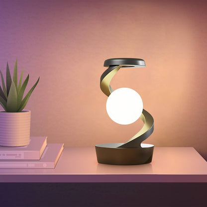 Drehbare Mond-Schreibtischlampe mit kabellosem Ladegerät
